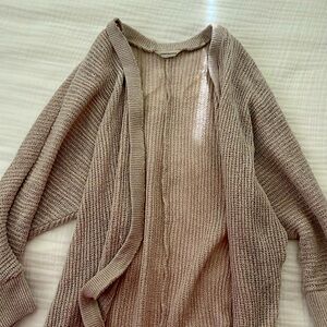 Small beige Aeropostale cardigan